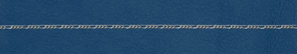 F-15_1-3CF Wholesale Sterling Silver Figaro Chain