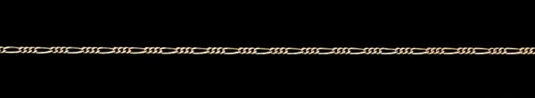 Soldered Brass Figaro Chain